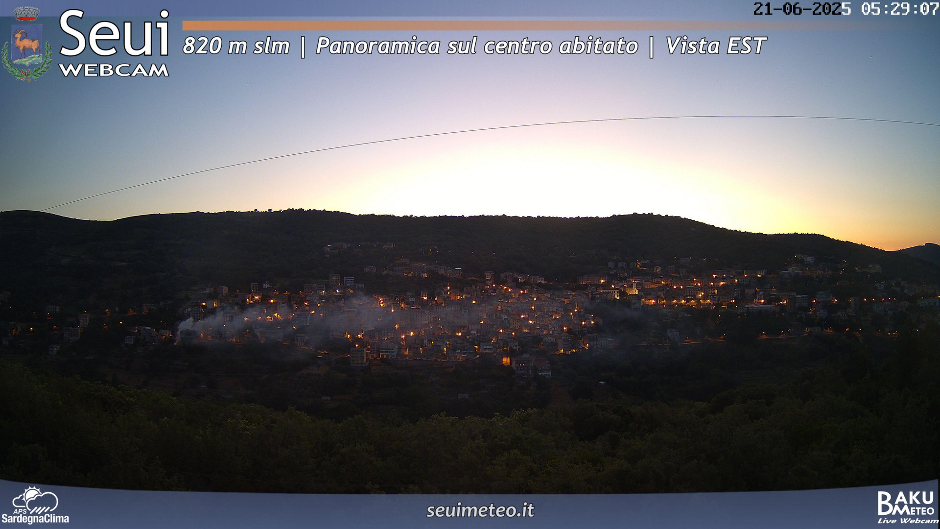 time-lapse frame, Seui Cuccaioni webcam