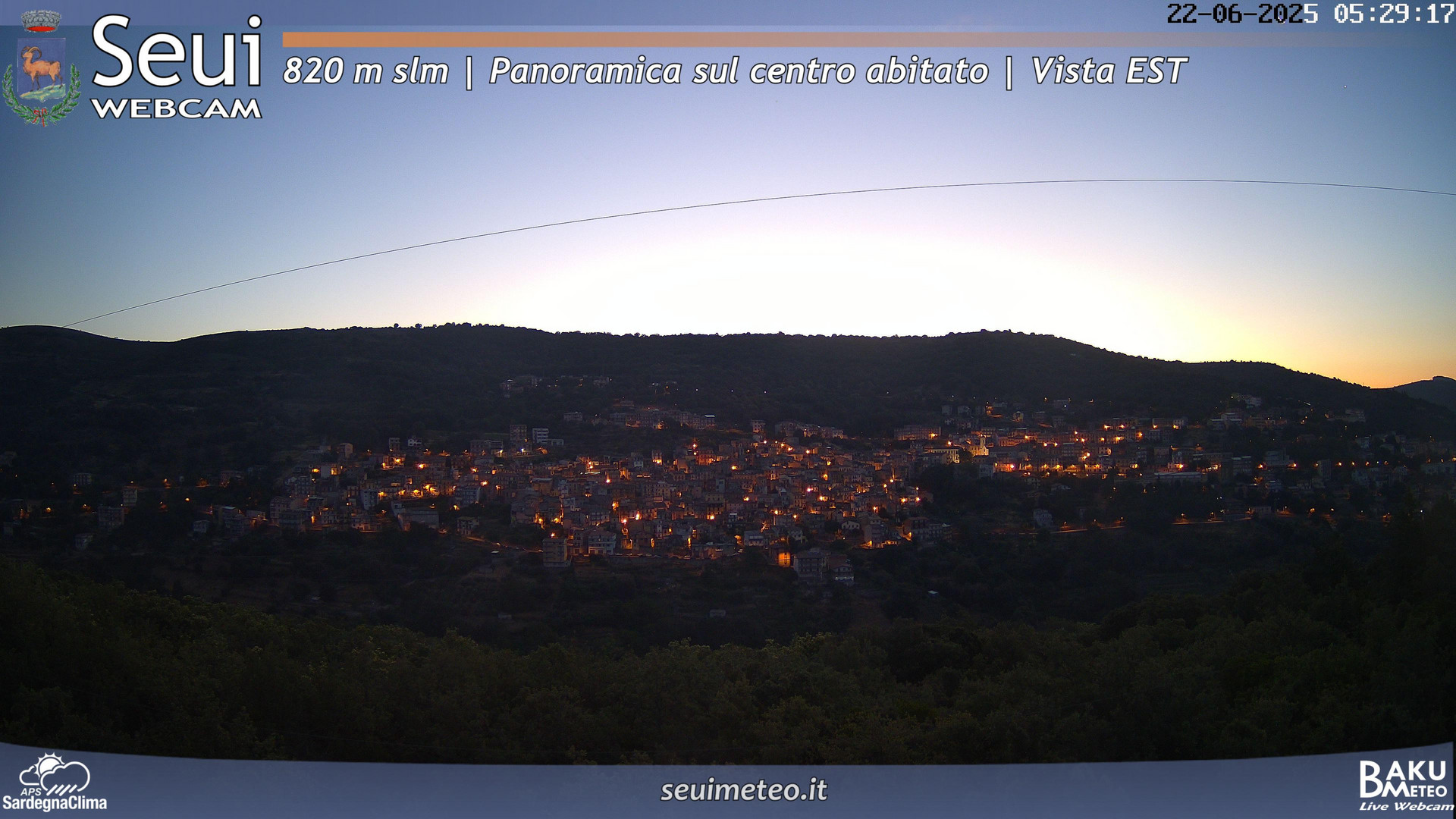 time-lapse frame, Seui Cuccaioni webcam