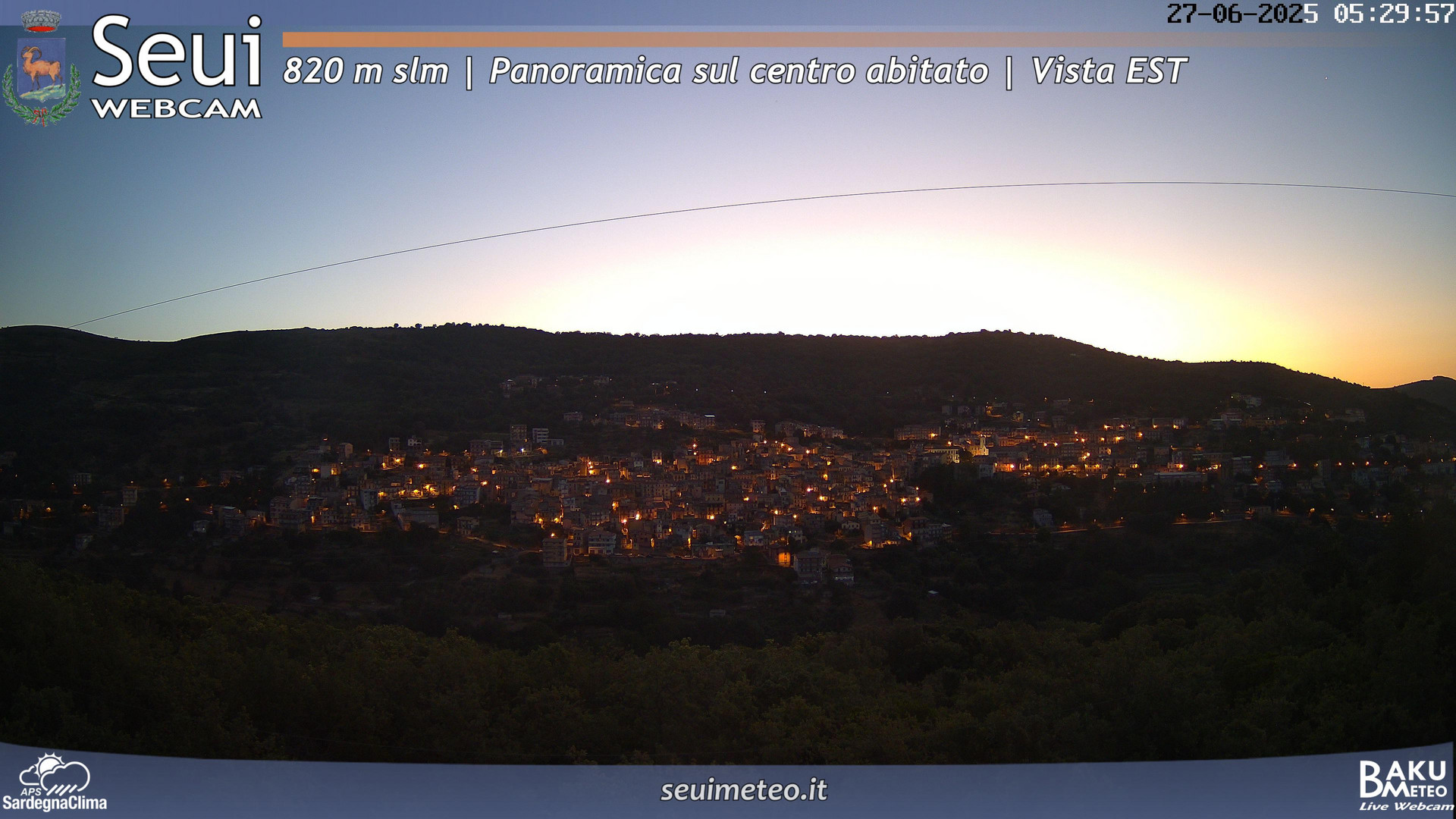 time-lapse frame, Seui Cuccaioni webcam