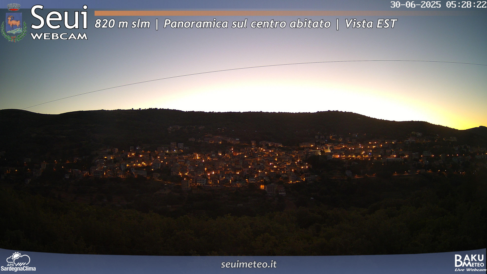 time-lapse frame, Seui Cuccaioni webcam
