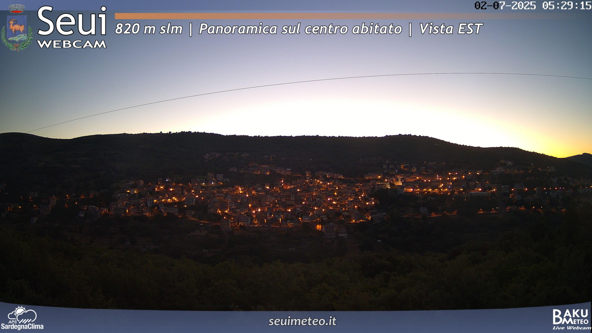 time-lapse frame, Seui Cuccaioni webcam