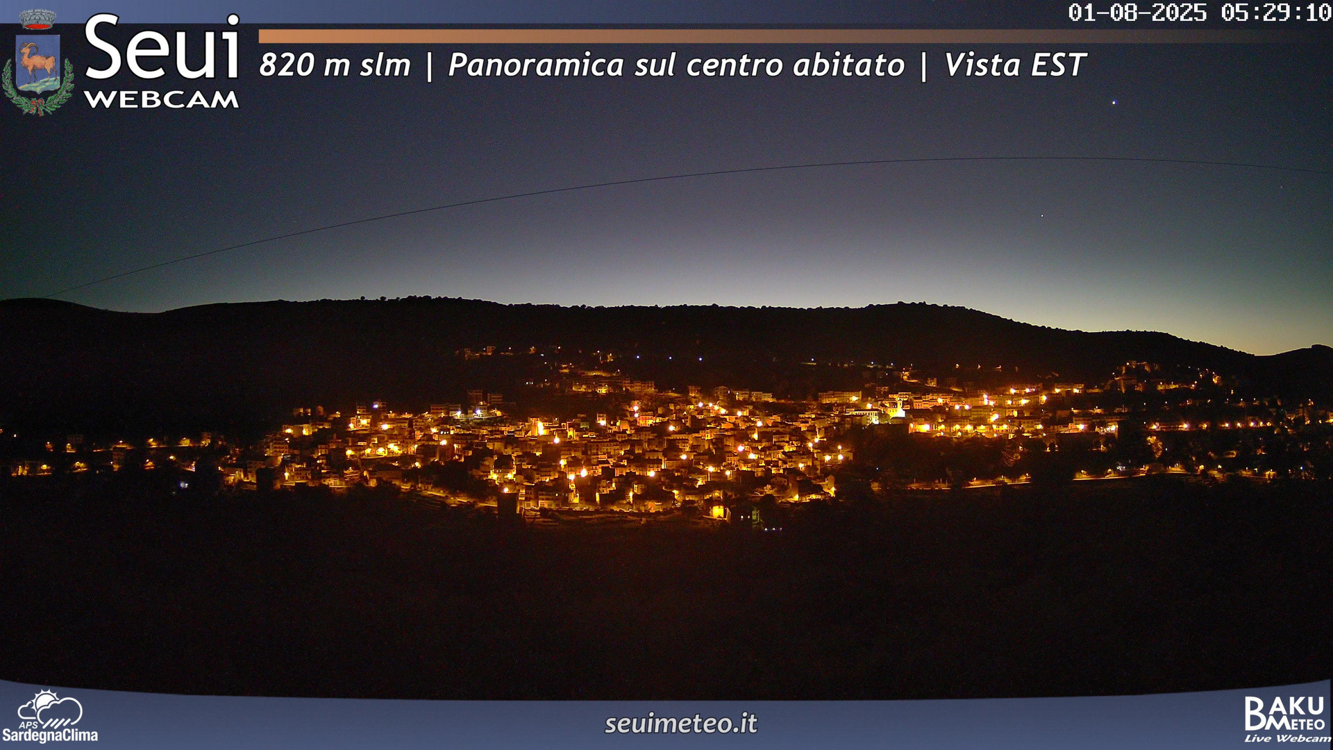 time-lapse frame, Seui Cuccaioni webcam