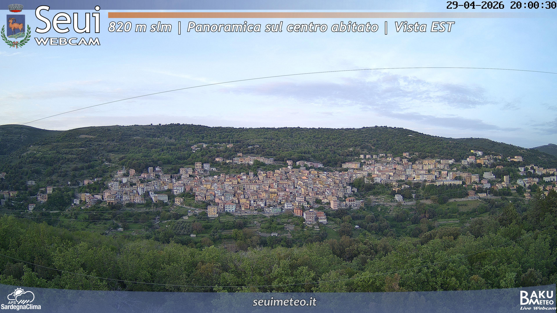 time-lapse frame, Seui Cuccaioni webcam