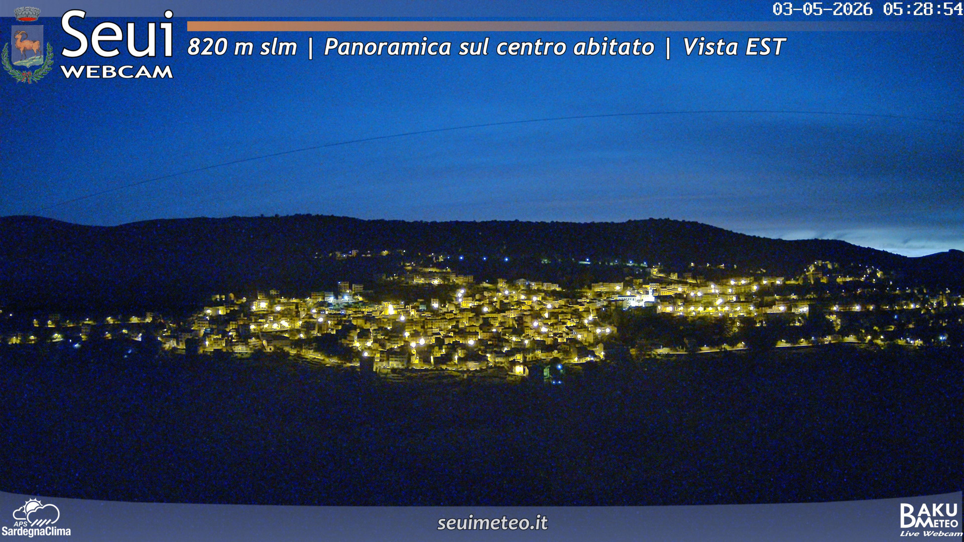 time-lapse frame, Seui Cuccaioni webcam