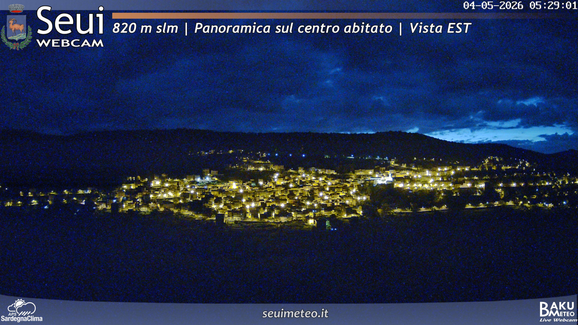 time-lapse frame, Seui Cuccaioni webcam