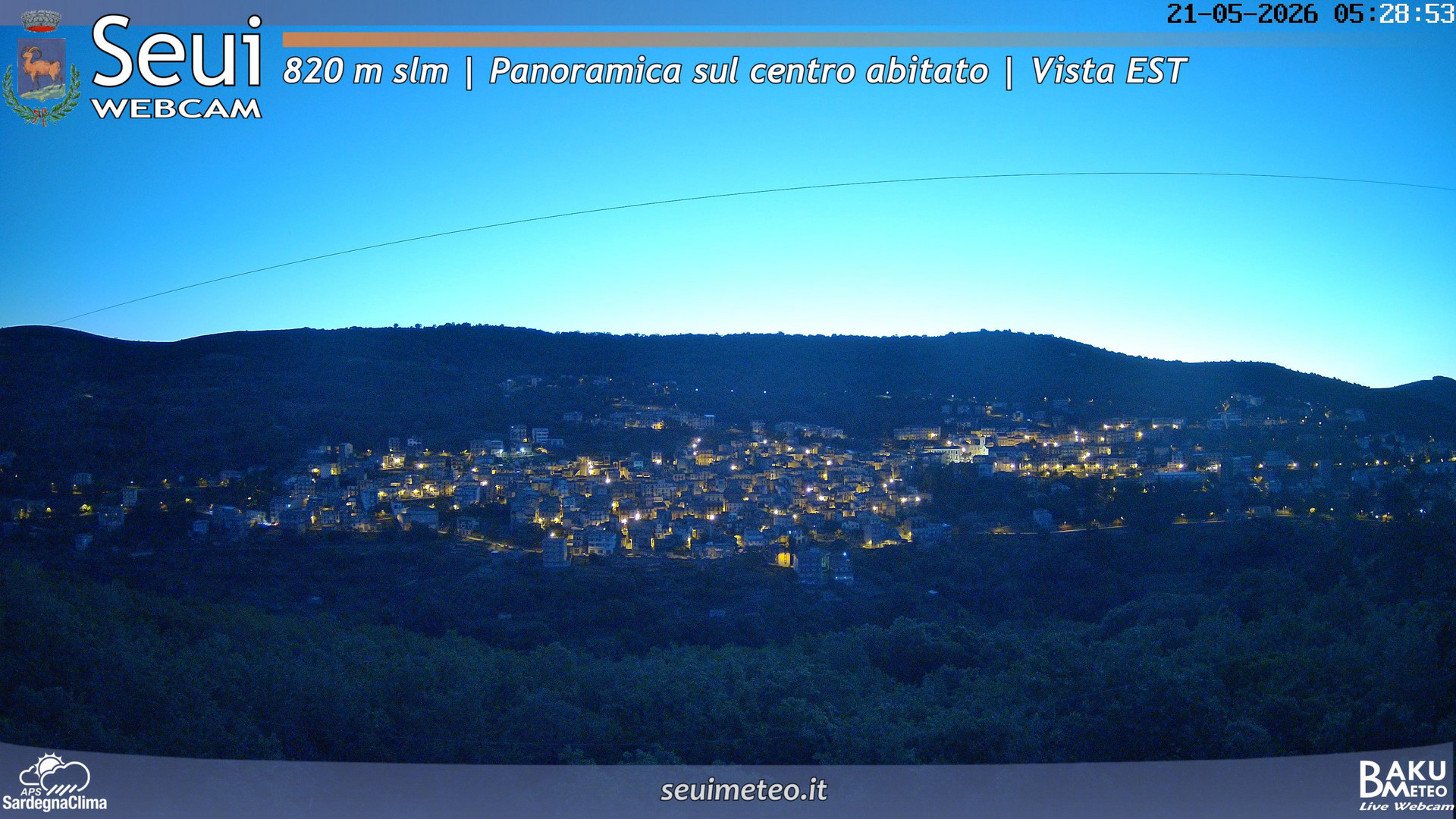 time-lapse frame, Seui Cuccaioni webcam
