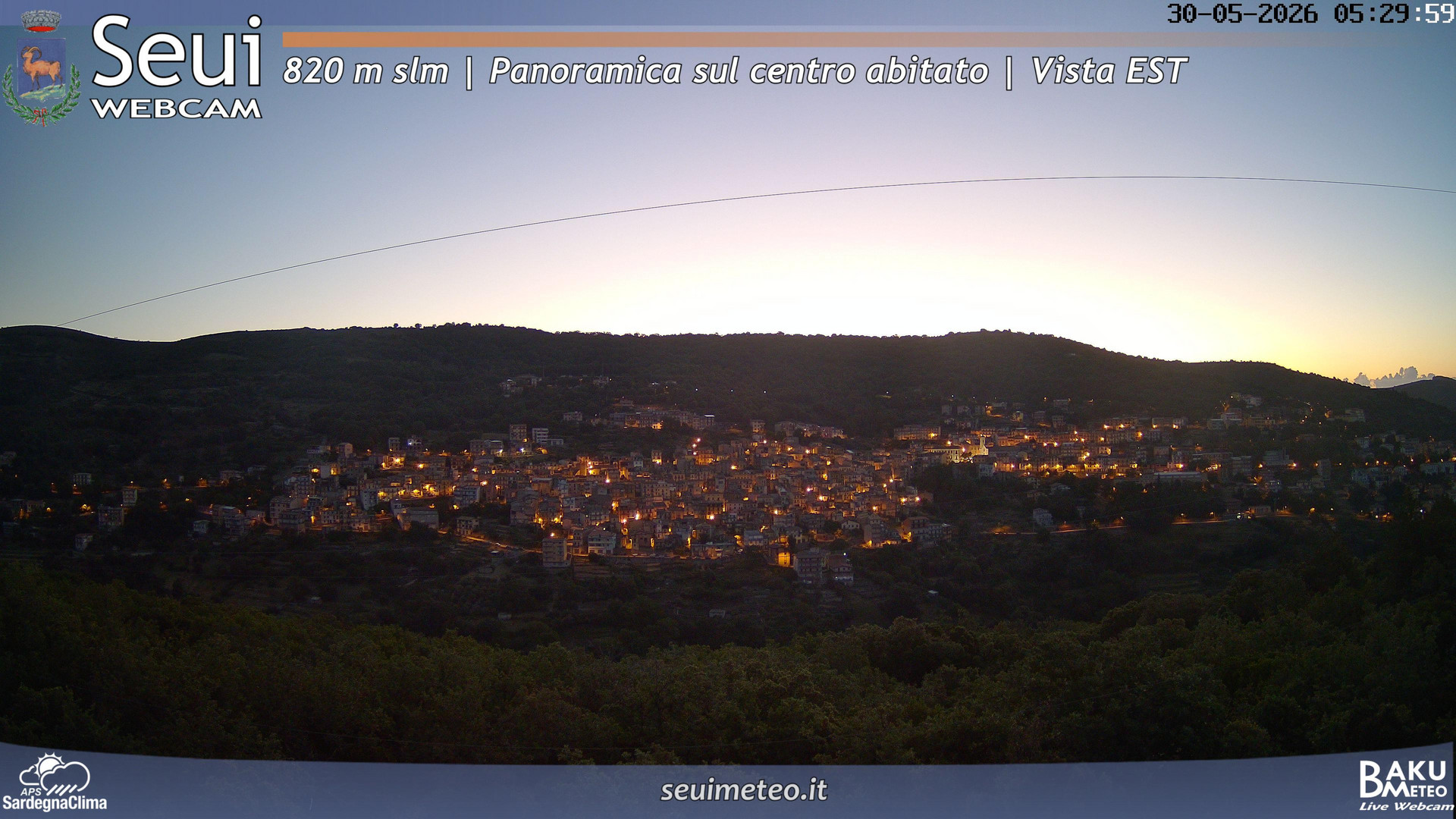time-lapse frame, Seui Cuccaioni webcam