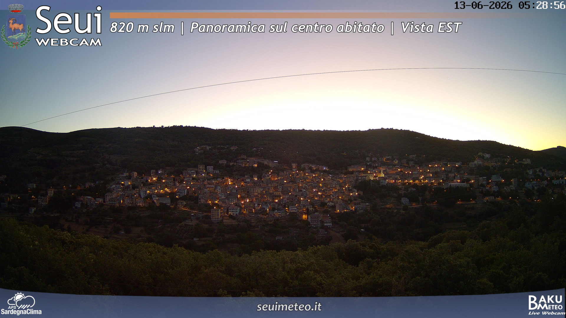time-lapse frame, Seui Cuccaioni webcam