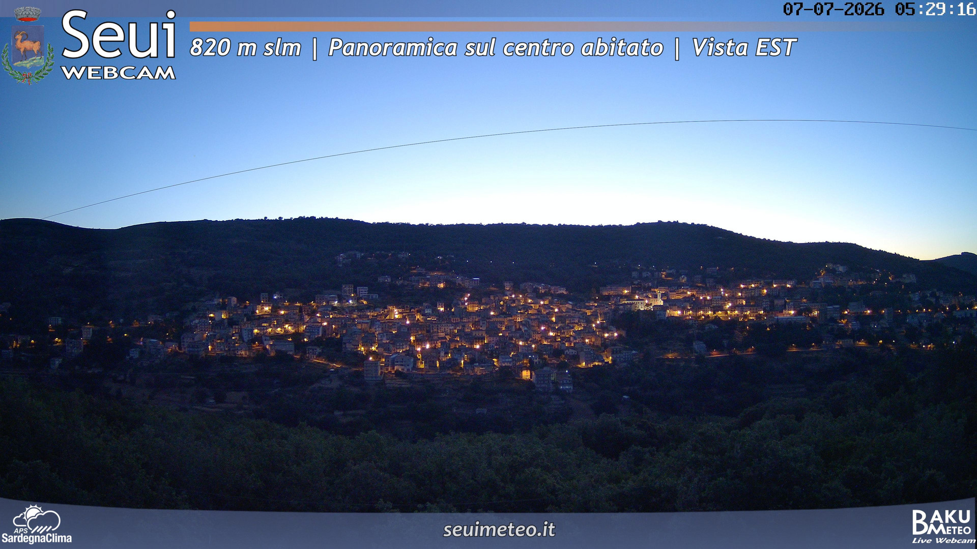 time-lapse frame, Seui Cuccaioni webcam