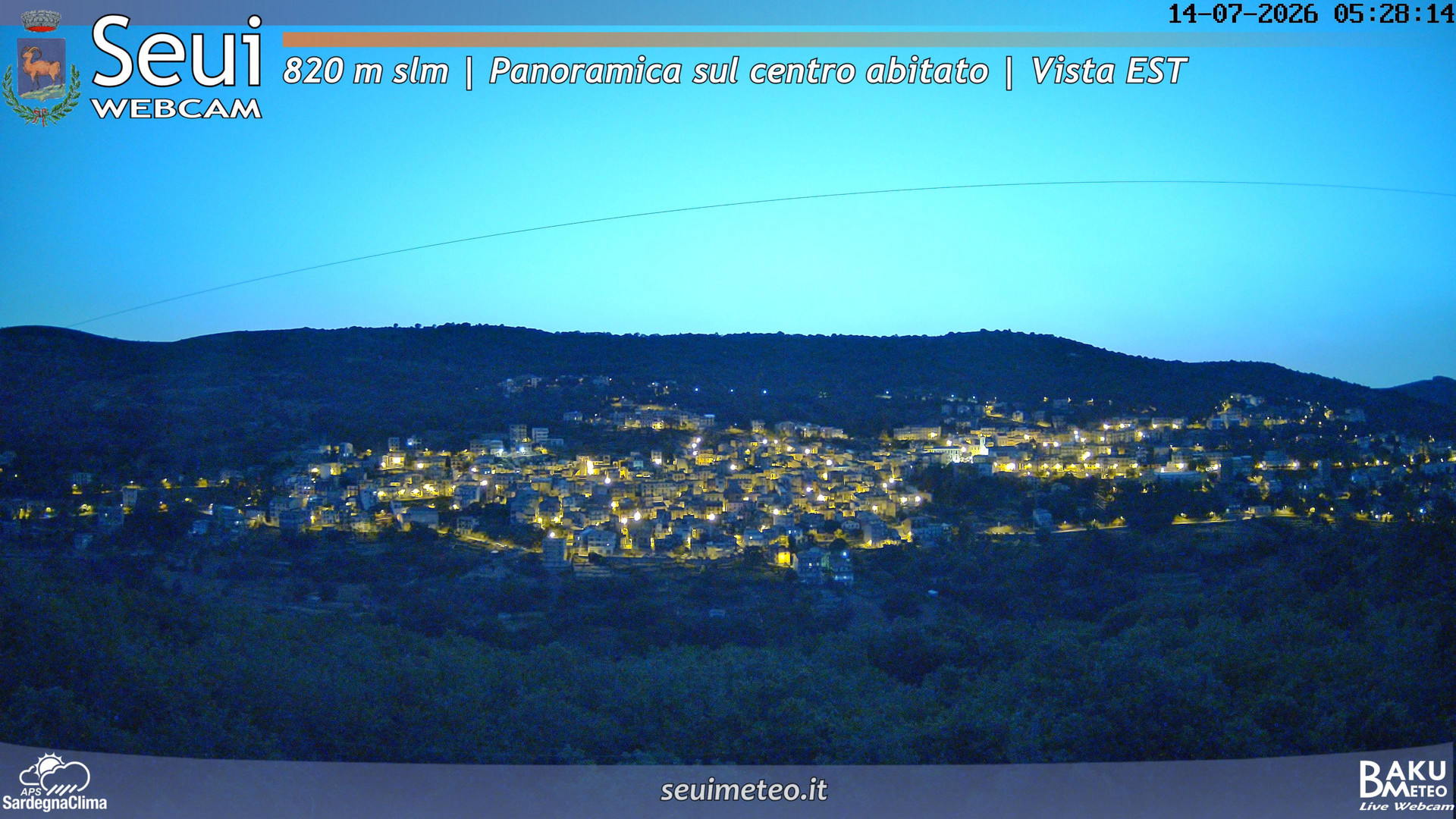 time-lapse frame, Seui Cuccaioni webcam