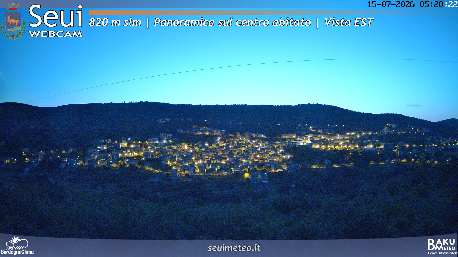time-lapse frame, Seui Cuccaioni webcam