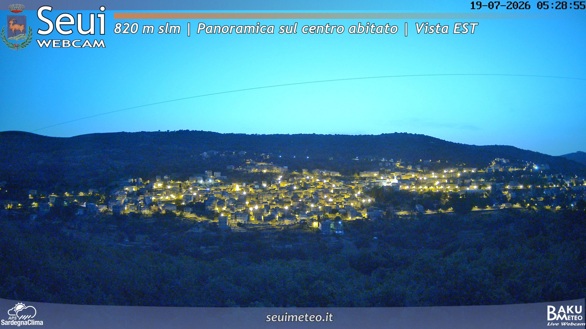 time-lapse frame, Seui Cuccaioni webcam