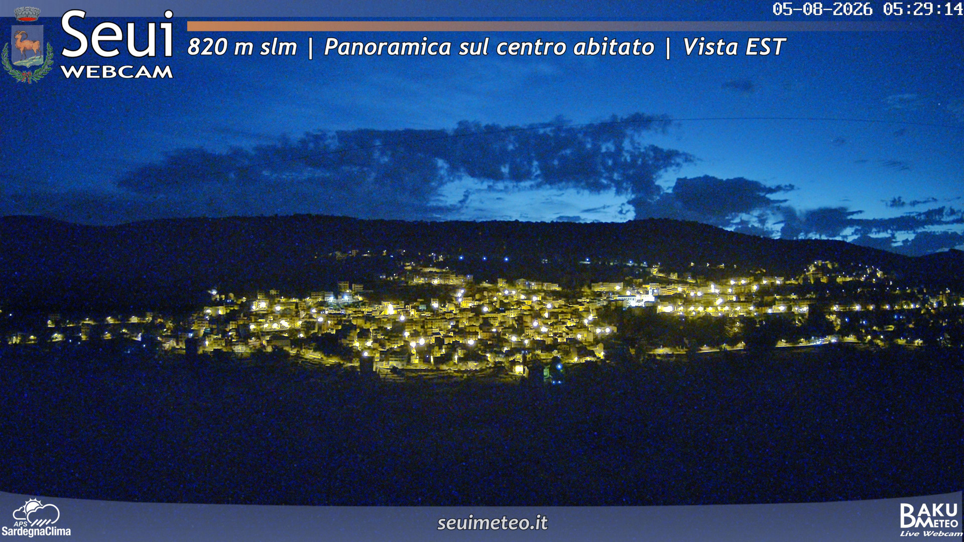 time-lapse frame, Seui Cuccaioni webcam
