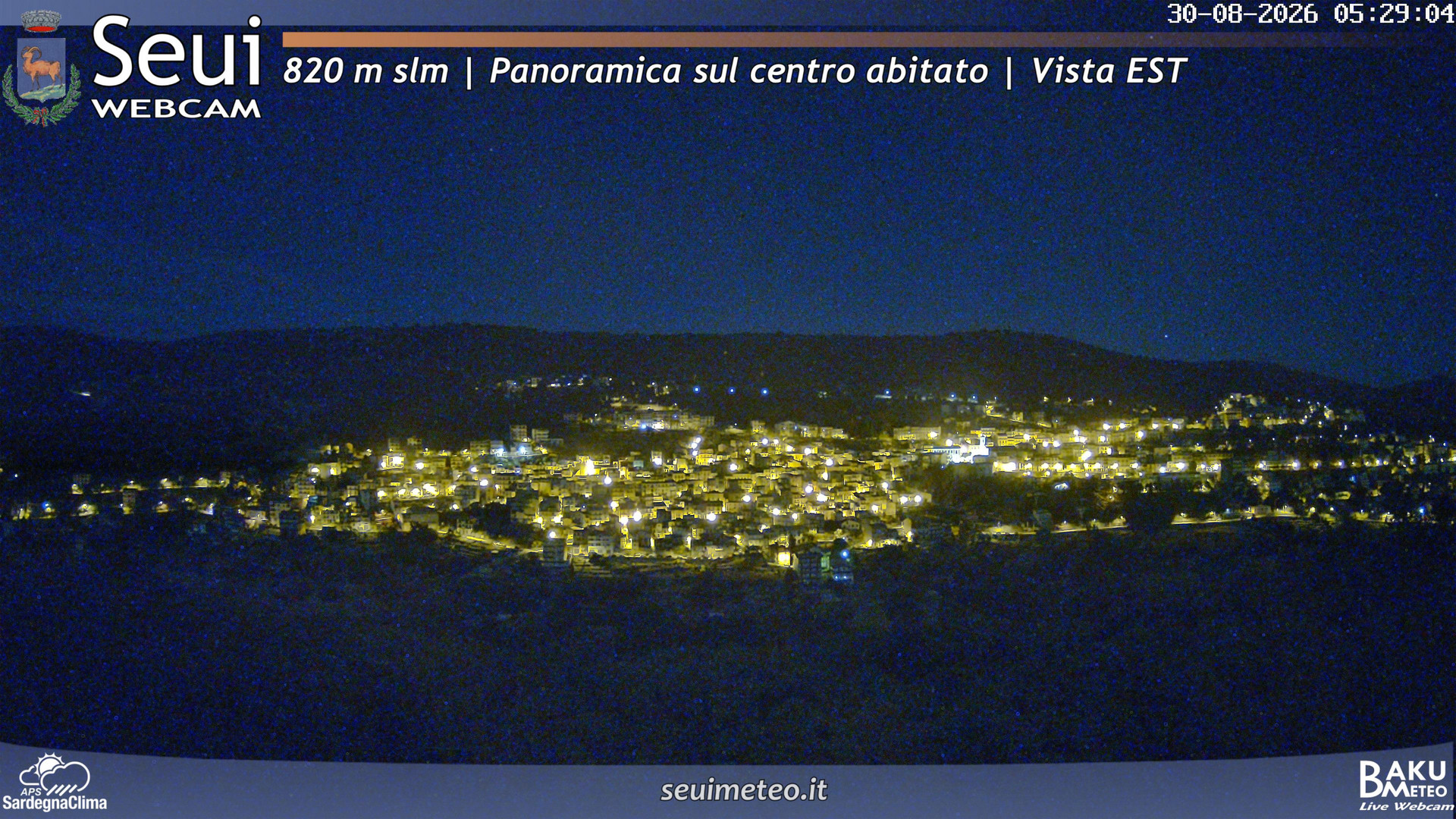 time-lapse frame, Seui Cuccaioni webcam