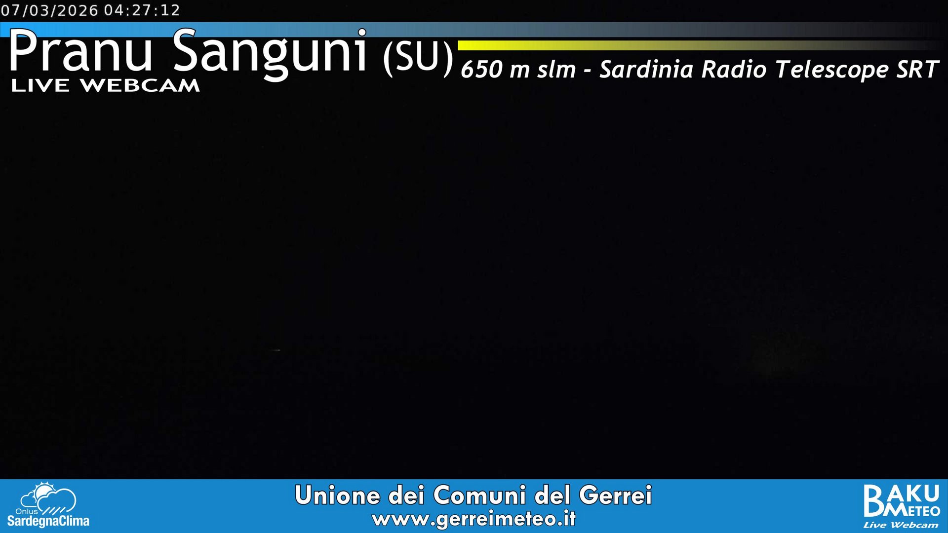 time-lapse frame, Pranu Sanguni SRT webcam