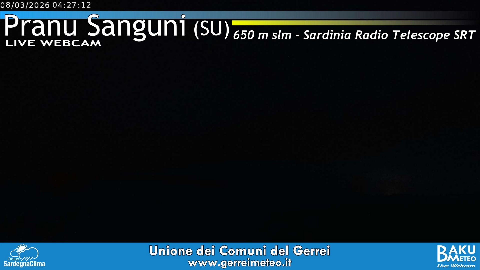 time-lapse frame, Pranu Sanguni SRT webcam