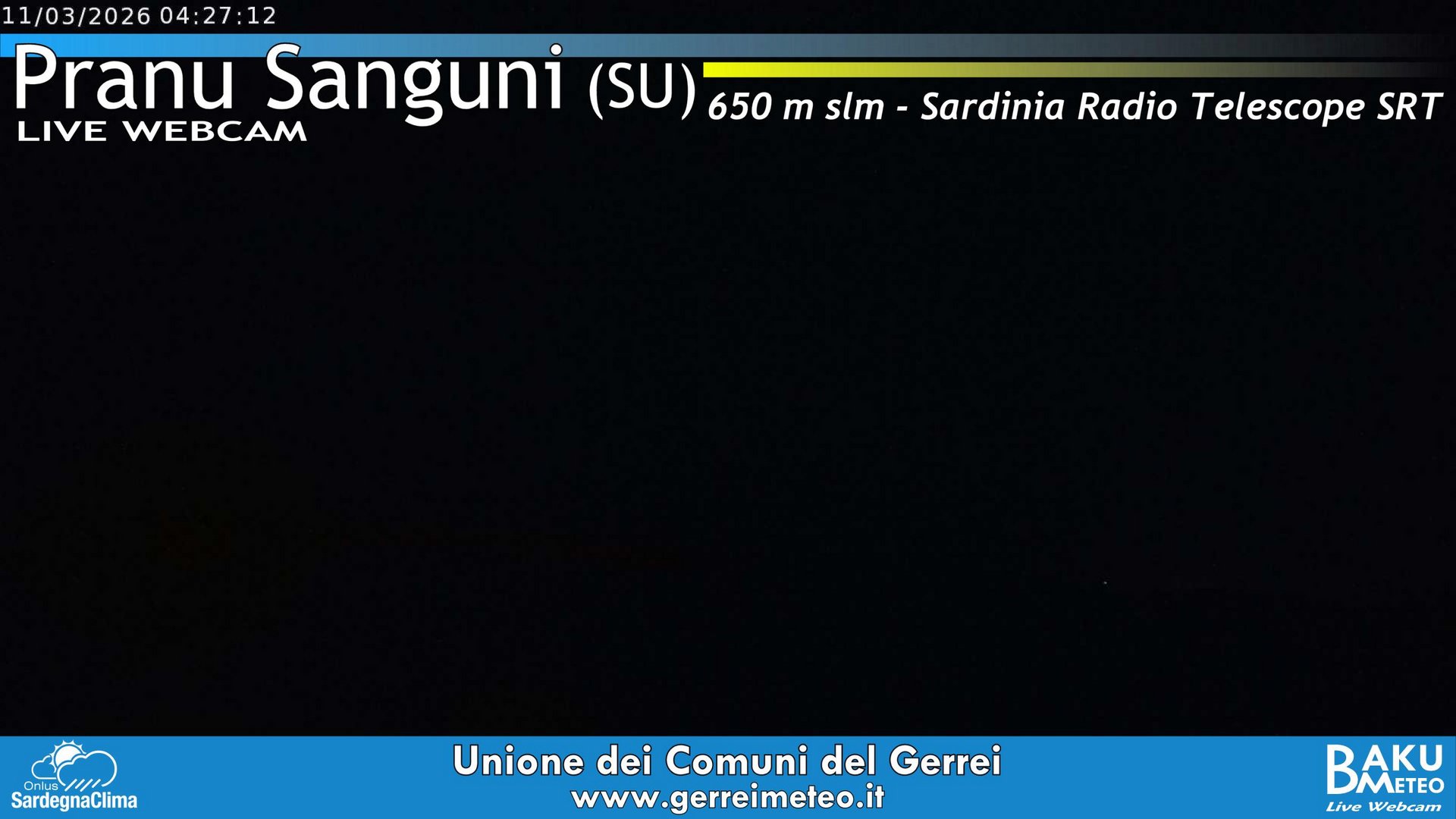 time-lapse frame, Pranu Sanguni SRT webcam