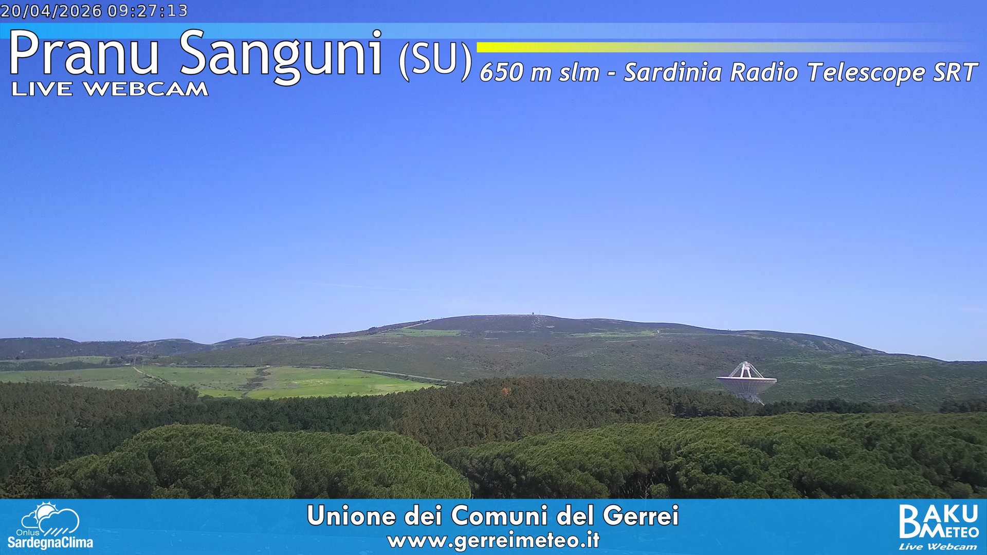 time-lapse frame, Pranu Sanguni SRT webcam