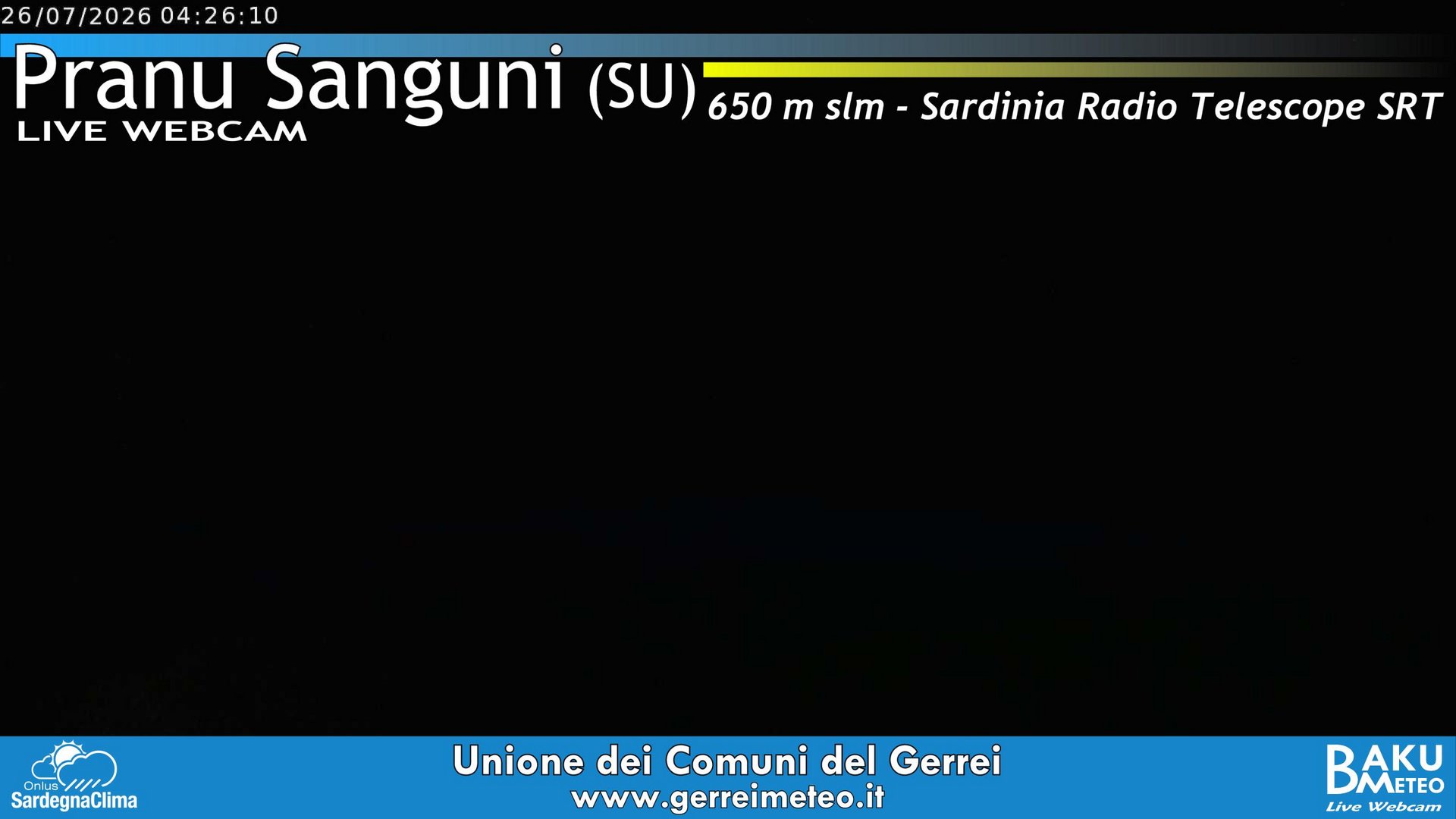 time-lapse frame, Pranu Sanguni SRT webcam