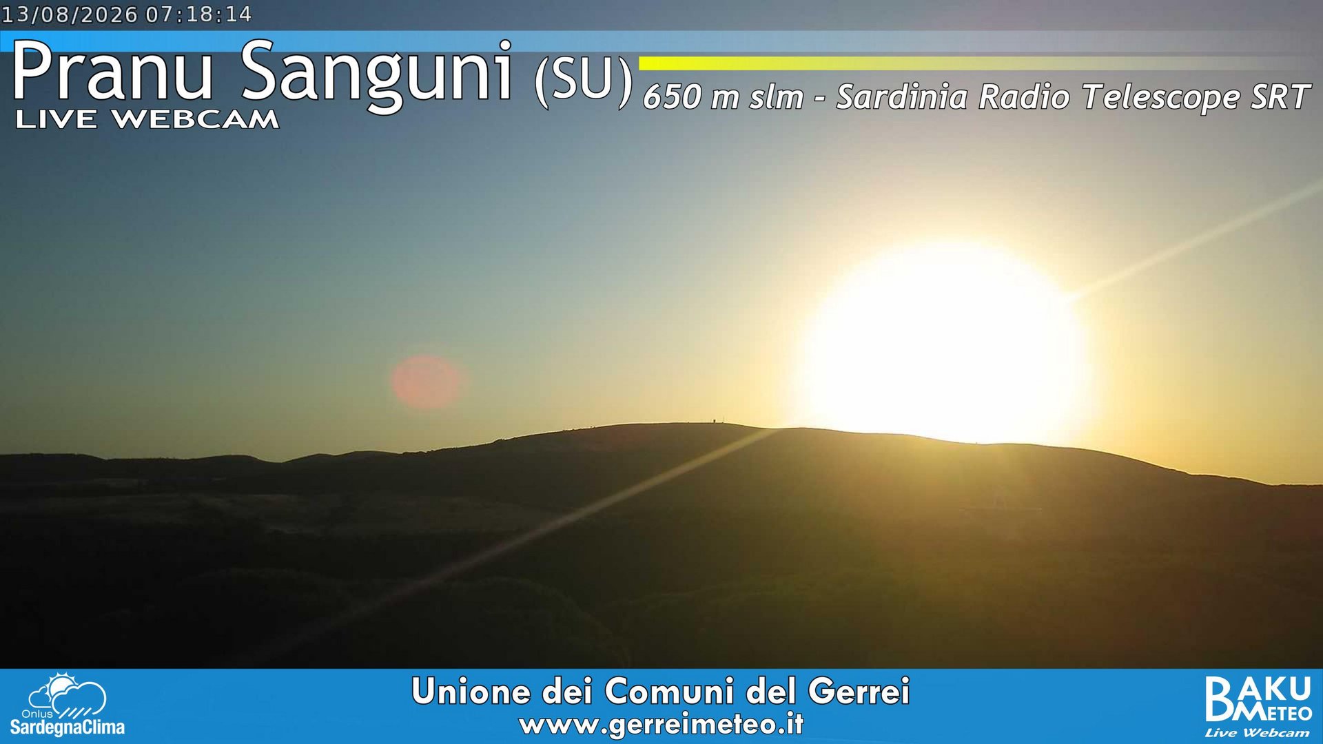 time-lapse frame, Pranu Sanguni SRT webcam