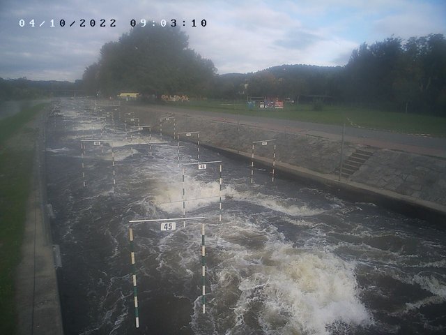time-lapse frame, Troja - bottom webcam