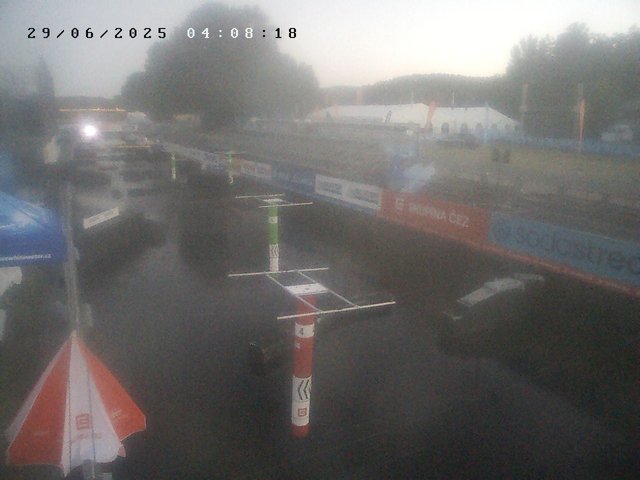time-lapse frame, Troja - bottom webcam