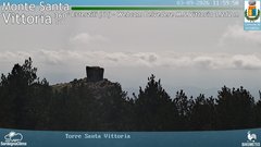 view from Monte Santa Vittoria Sud on 2026-03-09