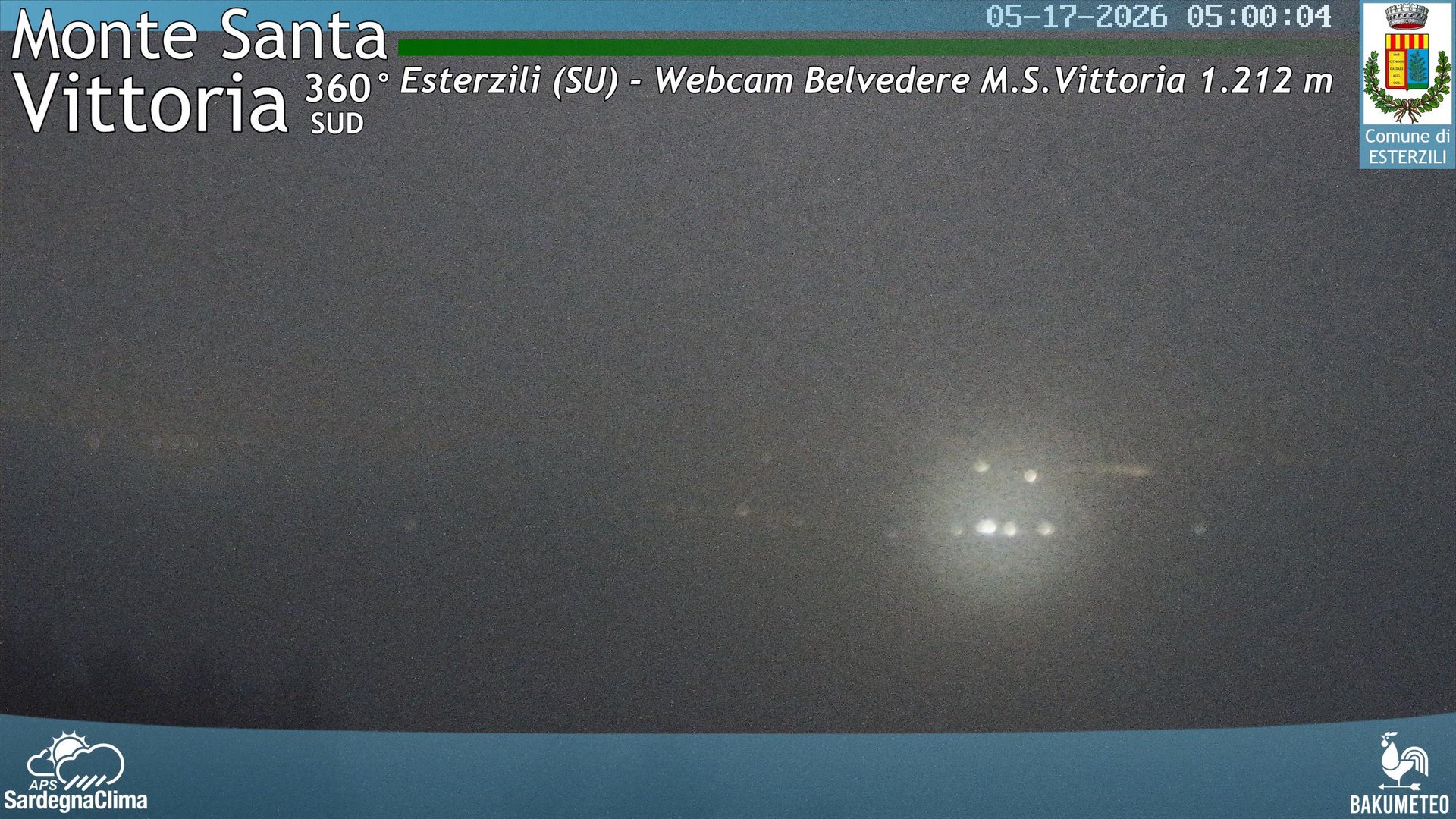 time-lapse frame, Monte Santa Vittoria Sud webcam