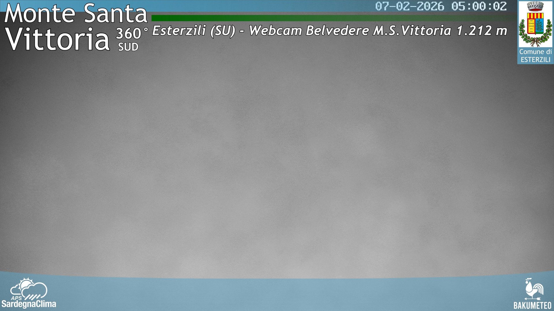 time-lapse frame, Monte Santa Vittoria Sud webcam
