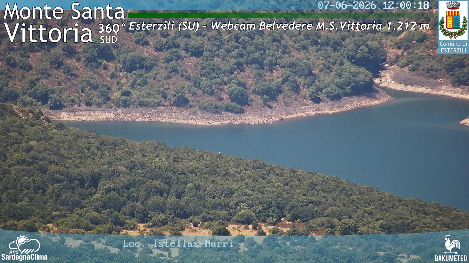 view from Monte Santa Vittoria Sud on 2026-07-06