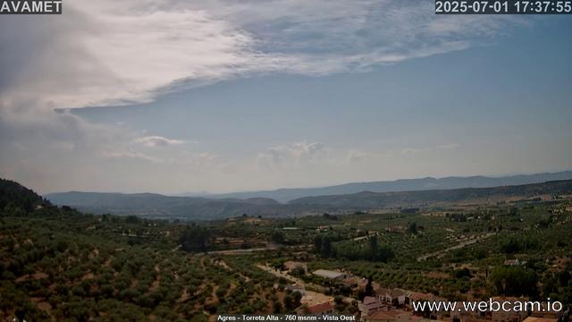 time-lapse frame, Torreta Alta webcam