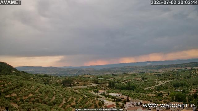 time-lapse frame, Torreta Alta webcam