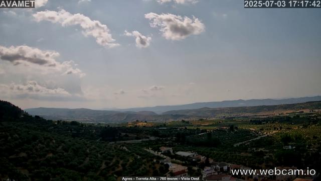time-lapse frame, Torreta Alta webcam