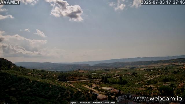 time-lapse frame, Torreta Alta webcam