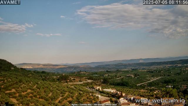 time-lapse frame, Torreta Alta webcam