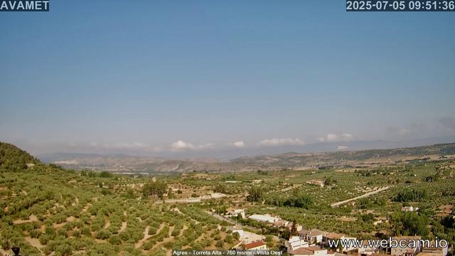 time-lapse frame, Torreta Alta webcam