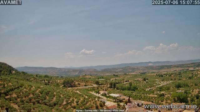 time-lapse frame, Torreta Alta webcam
