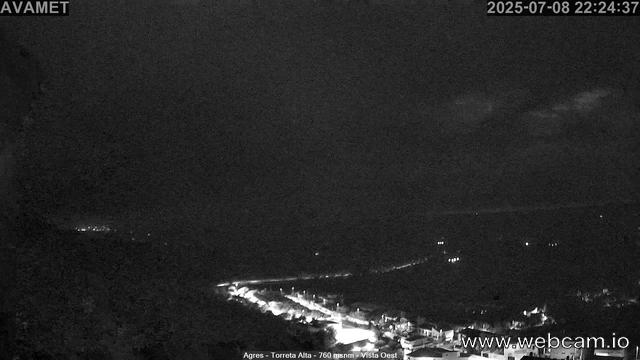 time-lapse frame, Torreta Alta webcam