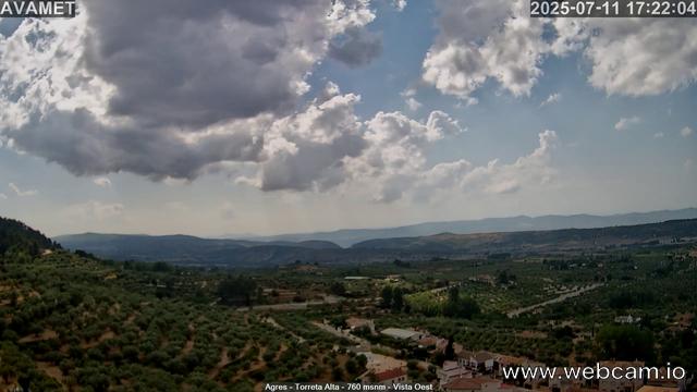 time-lapse frame, Torreta Alta webcam