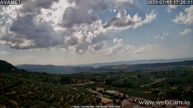time-lapse frame, Torreta Alta webcam