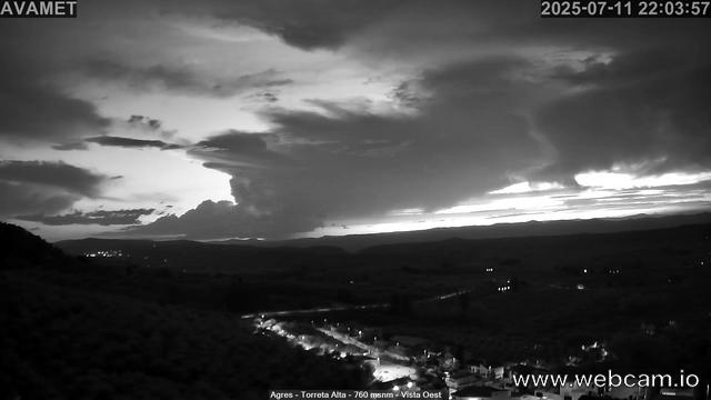 time-lapse frame, Torreta Alta webcam