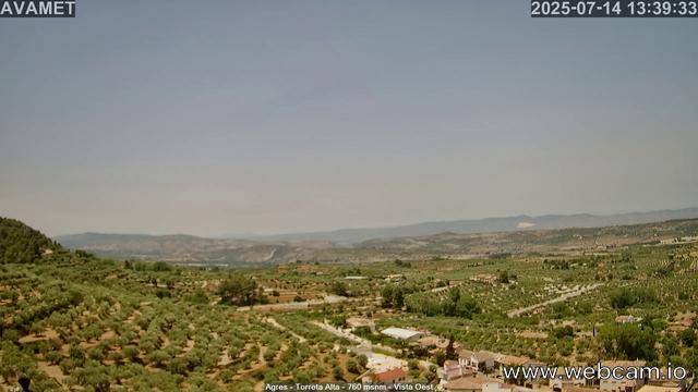 time-lapse frame, Torreta Alta webcam