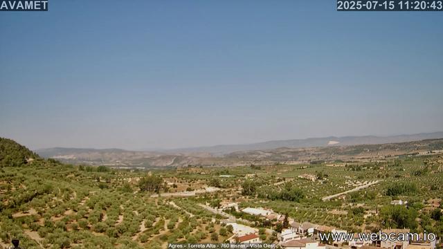 time-lapse frame, Torreta Alta webcam