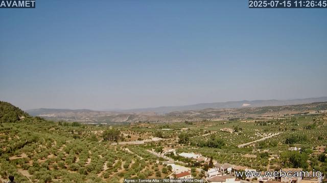 time-lapse frame, Torreta Alta webcam