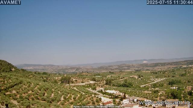 time-lapse frame, Torreta Alta webcam