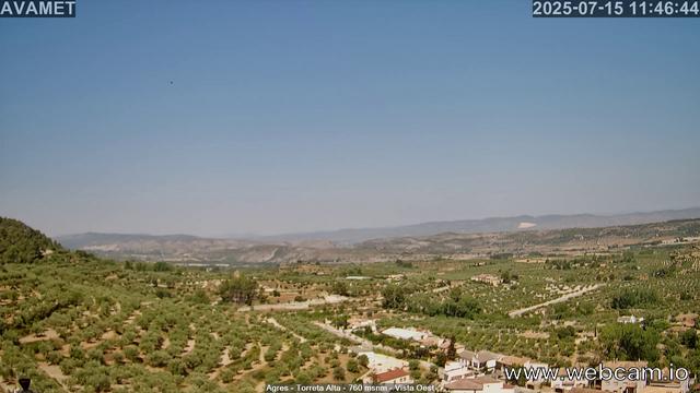 time-lapse frame, Torreta Alta webcam