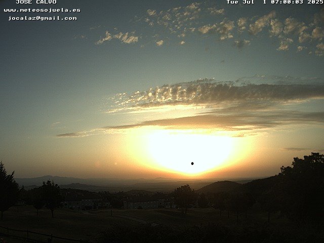 time-lapse frame, SOJUELA webcam