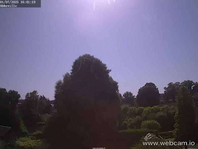 time-lapse frame, Abbeville, France webcam