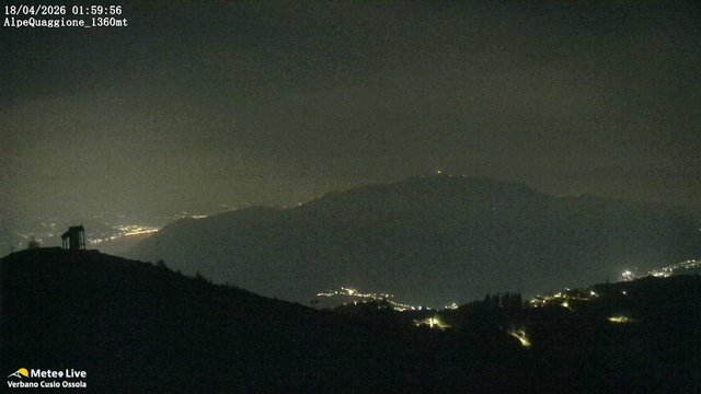 time-lapse frame, Germagno Alpe Quaggione Monte Zucaro webcam
