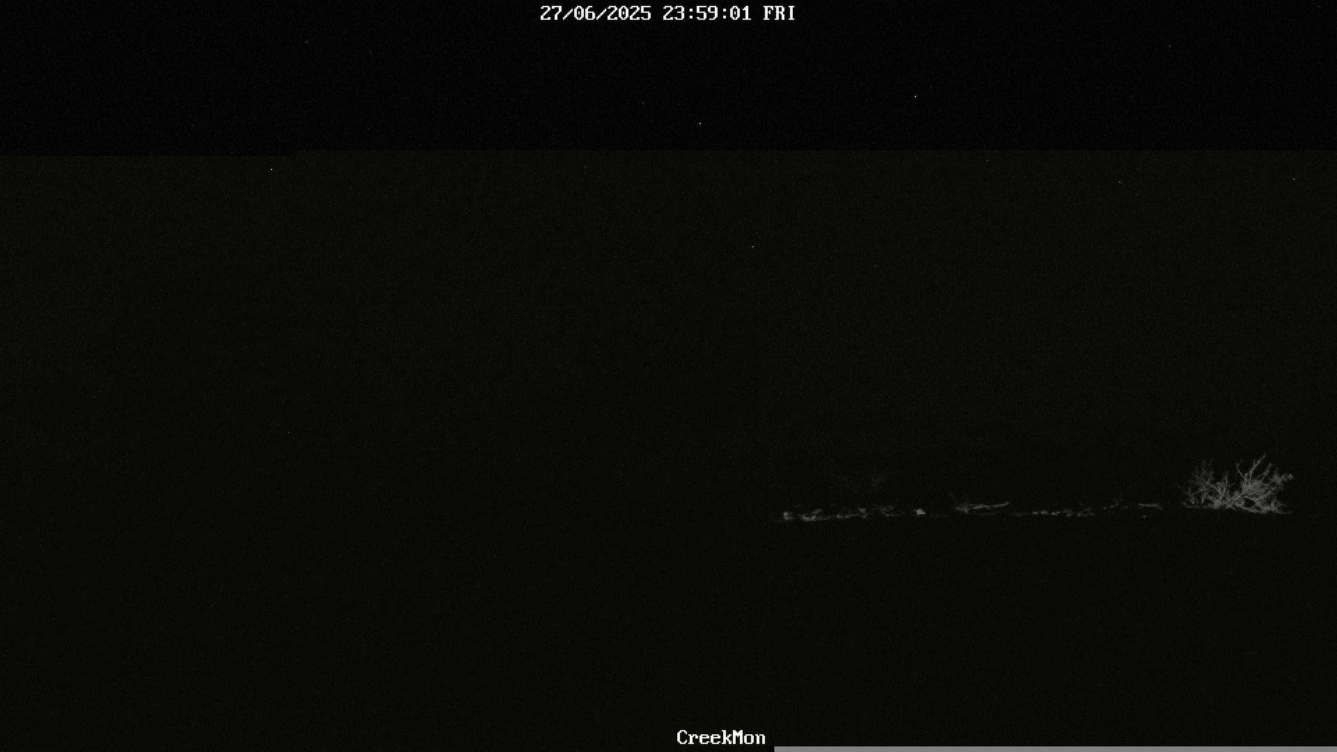 time-lapse frame, CreekCam West webcam